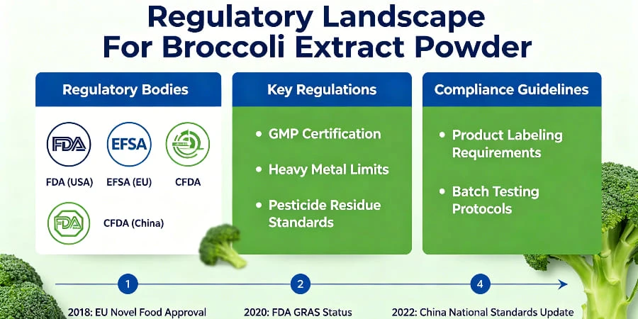 Regulatory Landscape For Broccoli Extract Powder Regulatory Landscape For Broccoli Extract Powder